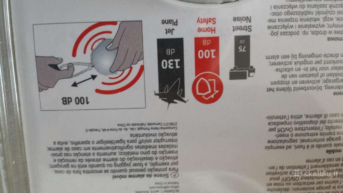 Mini signalizacija,alarmas,apsauga vaikams?100db. - nuotraukos Nr. 9
