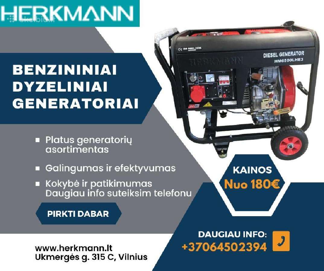 Pigiausi Lietuvoje oro kompresoriai"herkmann" - nuotraukos Nr. 17