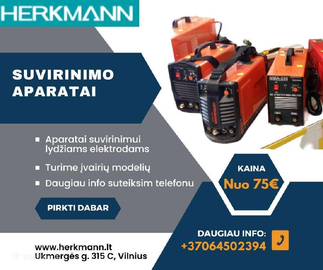 Pigiausi Lietuvoje oro kompresoriai"herkmann" - nuotraukos Nr. 18