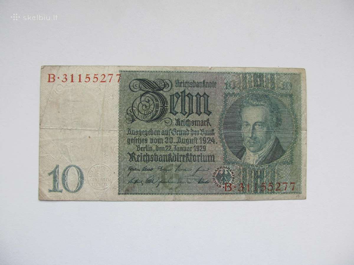 10 reichsmark , Vokietija , 1929