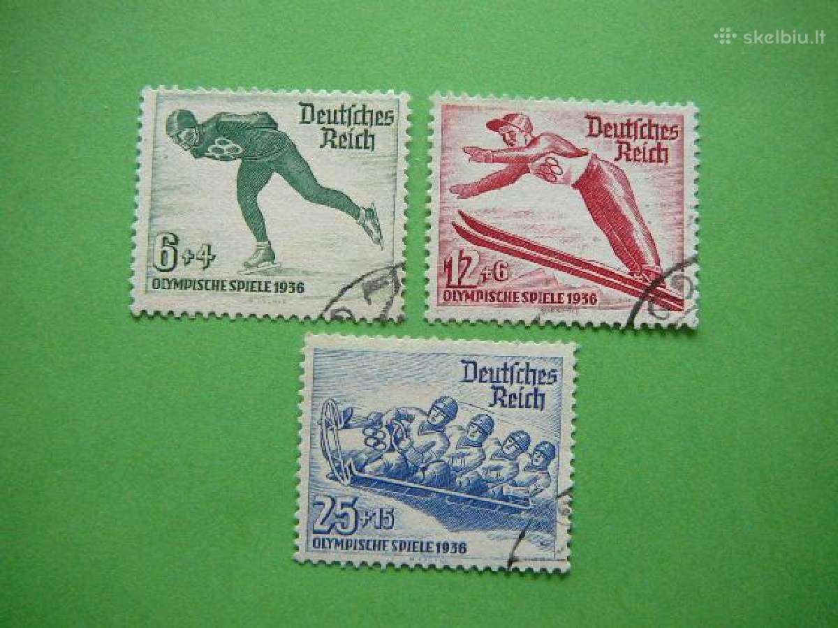 Olimpines ziemos Vokietija 1935 vkt600/12