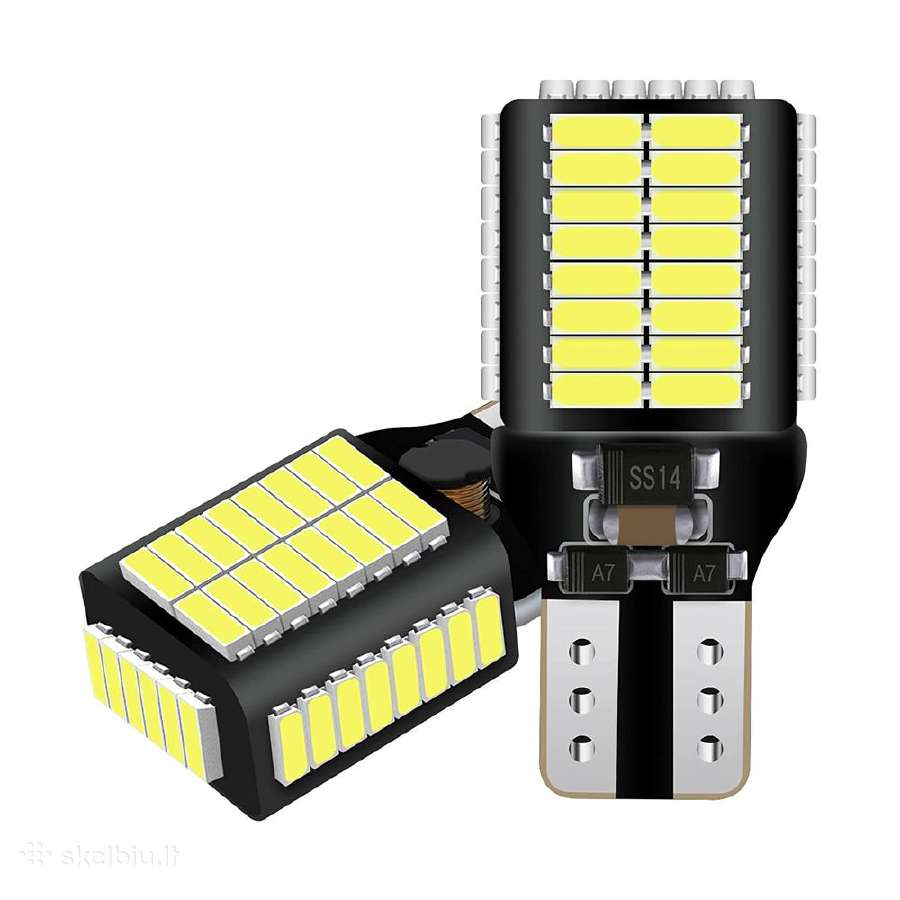 LED Atbulinės Eigos Lempučių Komplektas T15 W16w