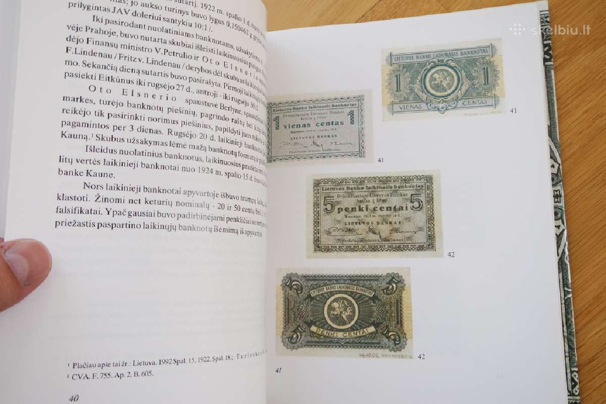 Knyga. Lietuvos pinigai 1915-1941 - nuotraukos Nr. 4