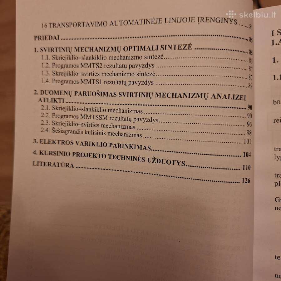 Mechanizmų ir mašinų teorija - nuotraukos Nr. 3