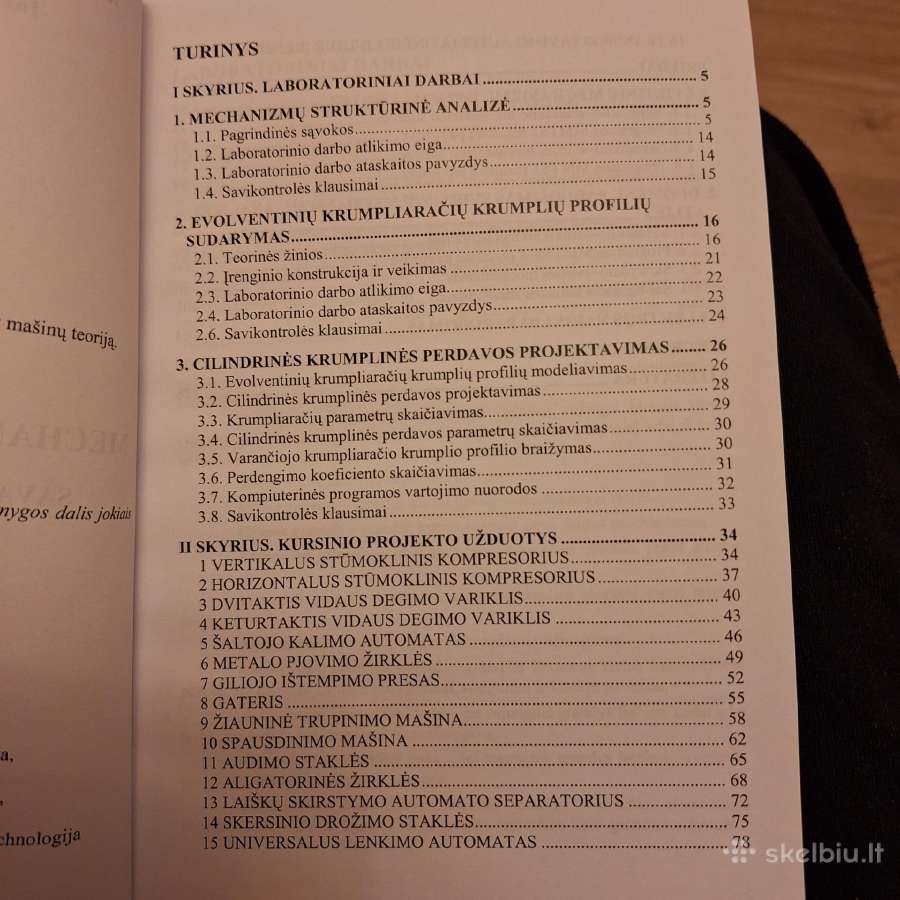 Mechanizmų ir mašinų teorija - nuotraukos Nr. 5