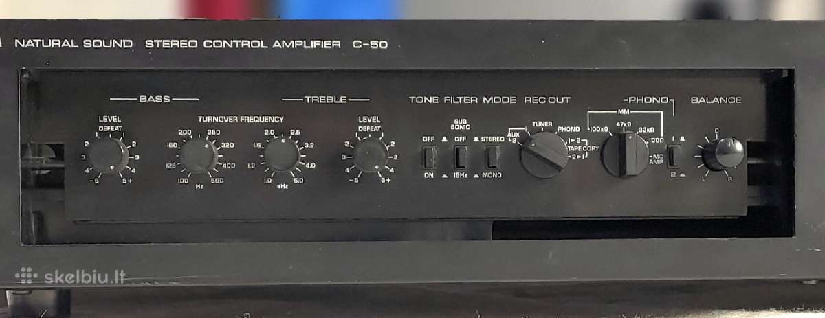 Yamaha NS C-50 pradinis stiprintuvas renovuotas - nuotraukos Nr. 3