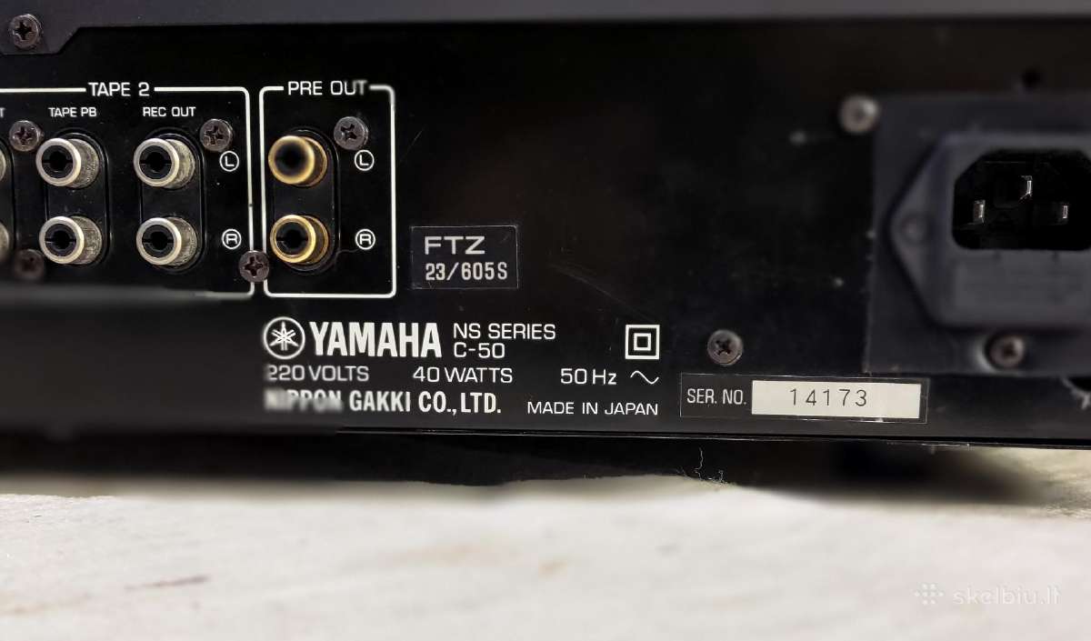 Yamaha NS C-50 pradinis stiprintuvas renovuotas - nuotraukos Nr. 6