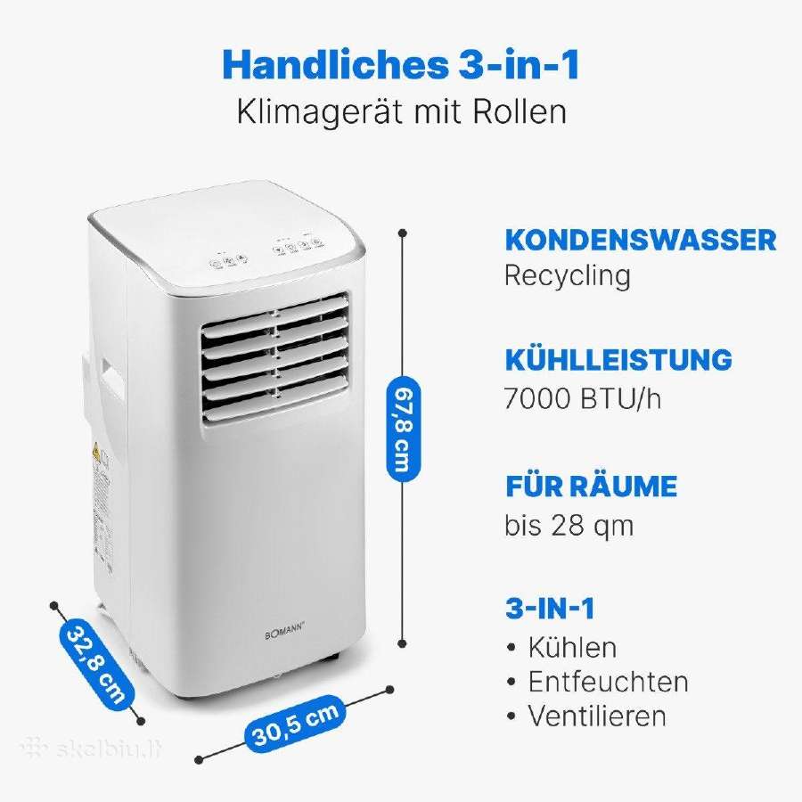 22-14 Mobilus kondicionierius Bomann Cl 6061 Cb - nuotraukos Nr. 6