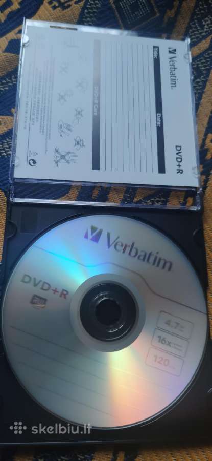 Verbatim Dvd+r 4.7 GB . - nuotraukos Nr. 6