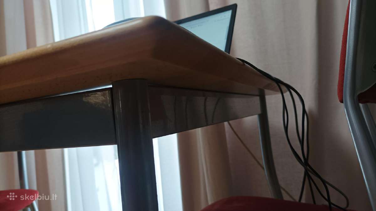 Stalas 120x80x74 (H) ir 4 kėdės, Italija - nuotraukos Nr. 11