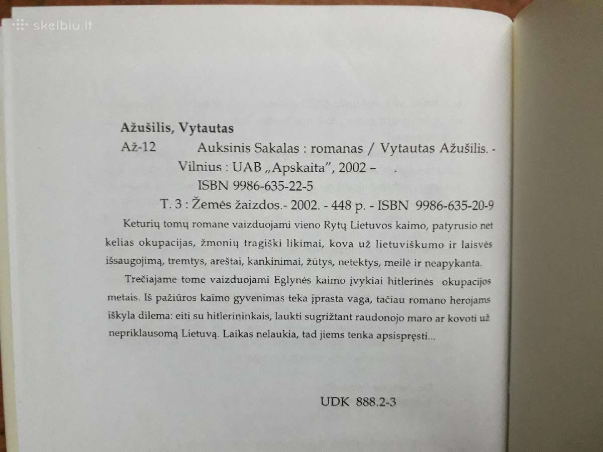 Vytautas Ažušilis "Auksinis Sakalas" 2001-2002 m. - nuotraukos Nr. 18