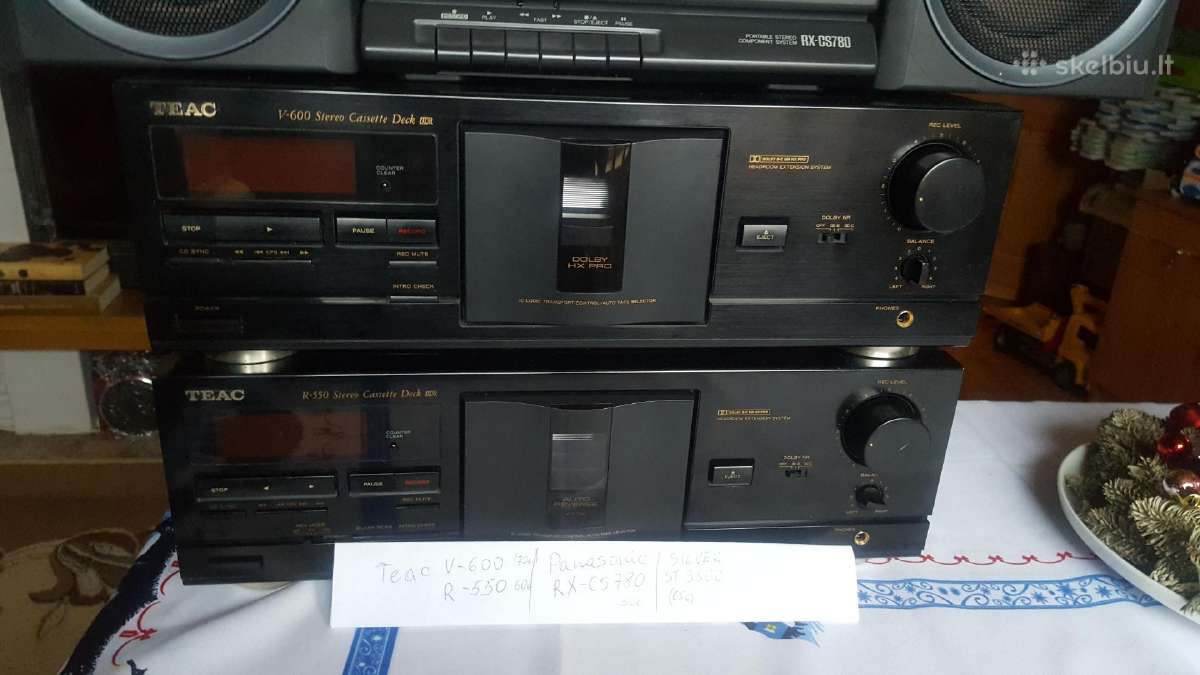 Jvs ja s-31,teac,sony,audio kasetes - nuotraukos Nr. 3