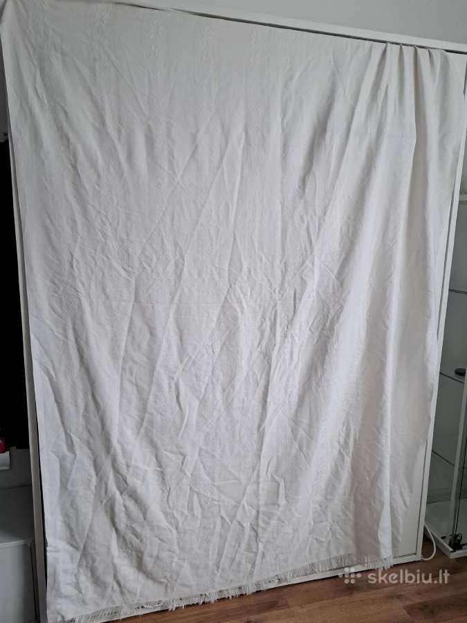 Balta užuolaida 230x160cm