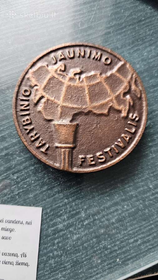 1973 m. Laureatas (stalo medalis 70 mm.) - nuotraukos Nr. 2