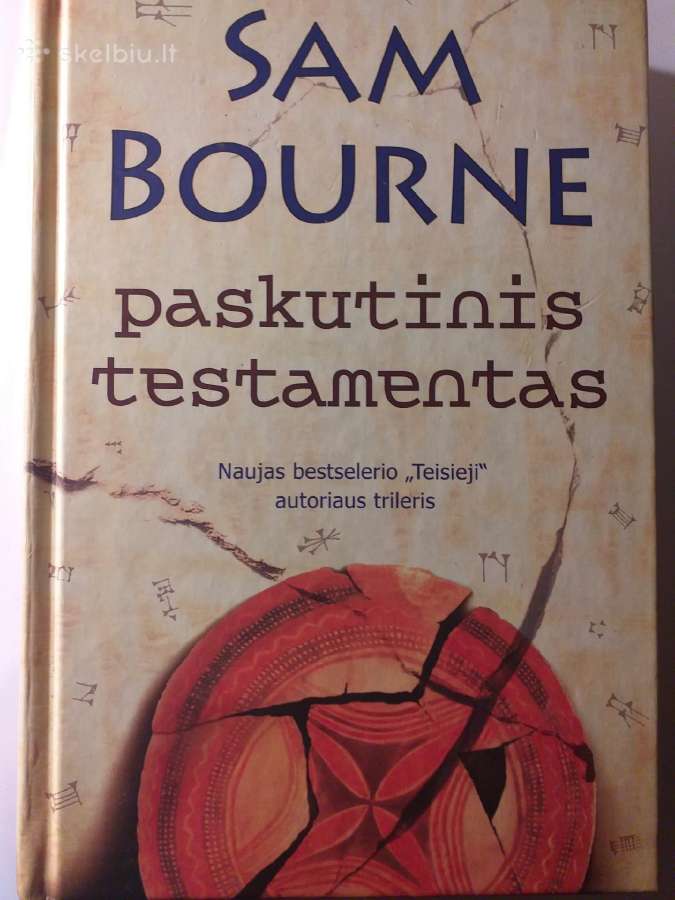 Sam Bourne. Paskutinis testamentas (trileris)