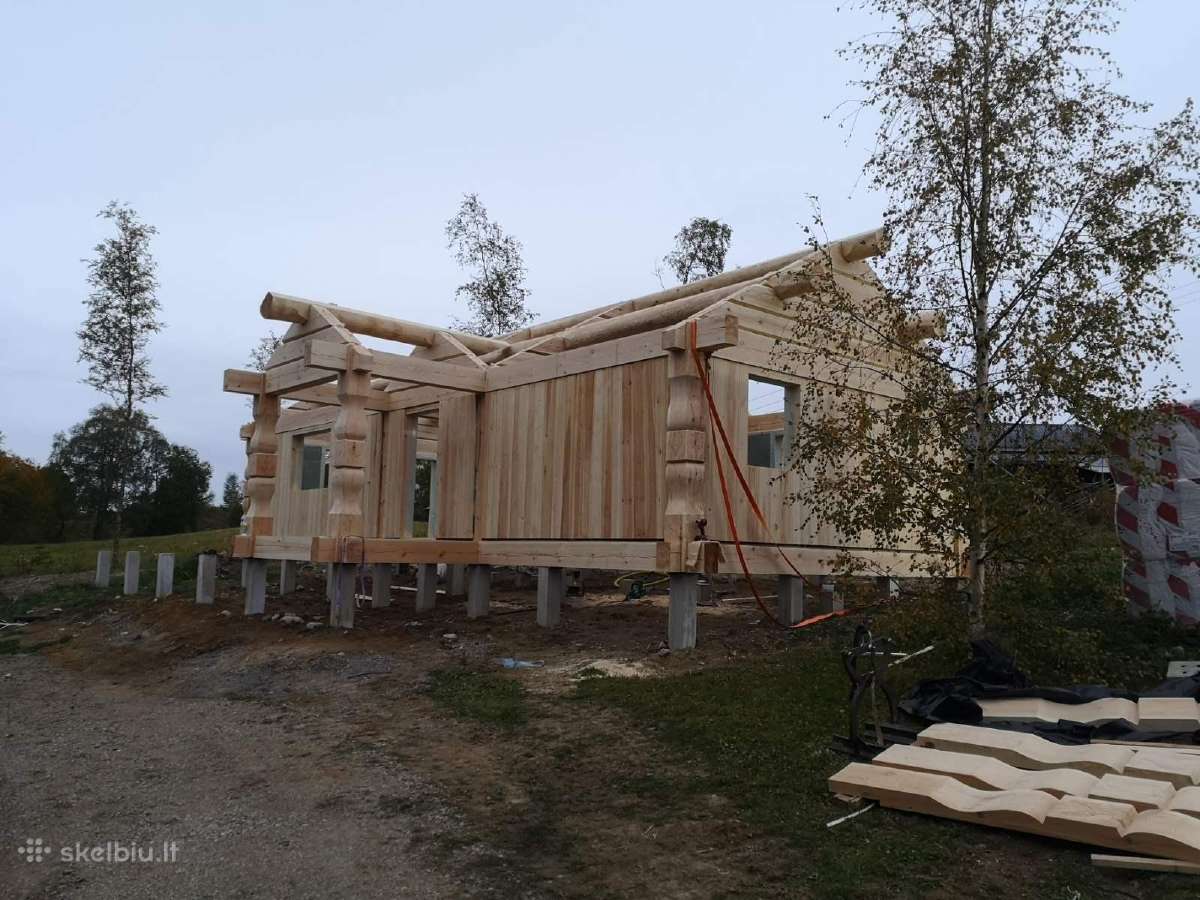 Rąstiniai-skydiniai,karkasiniai namai,pirtys. - nuotraukos Nr. 22