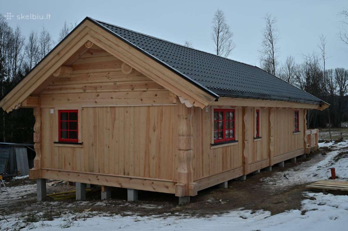 Rąstiniai-skydiniai,karkasiniai namai,pirtys. - nuotraukos Nr. 23