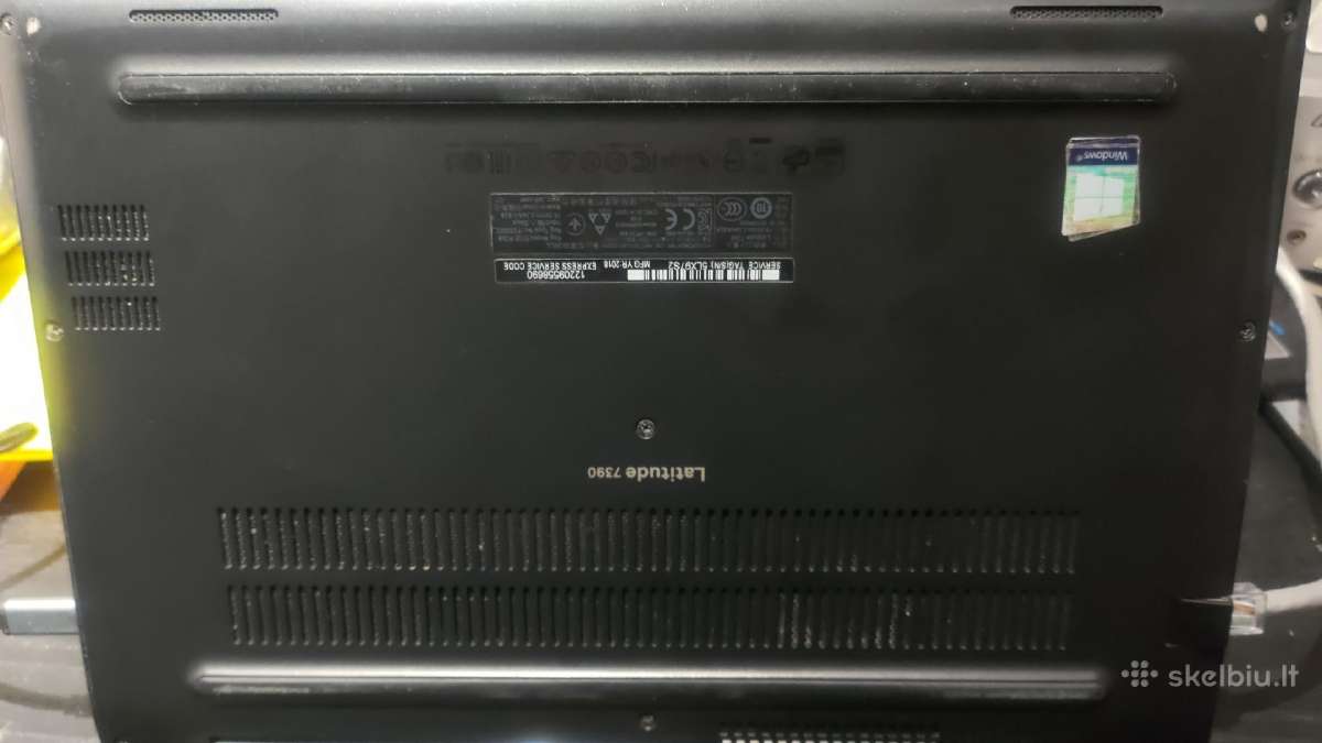 Dell latitude 7390 16 GB RAM thunderbolt 3 i5 8th - nuotraukos Nr. 2