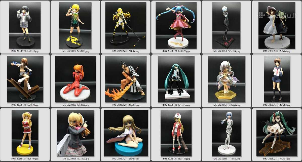 Anime originalios japoniskos figureles