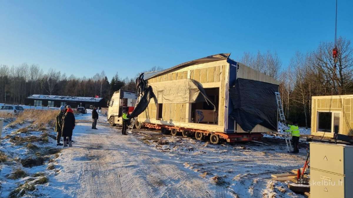 Modulinių namų transportavimas ,Nameliu gabenimas - nuotraukos Nr. 8