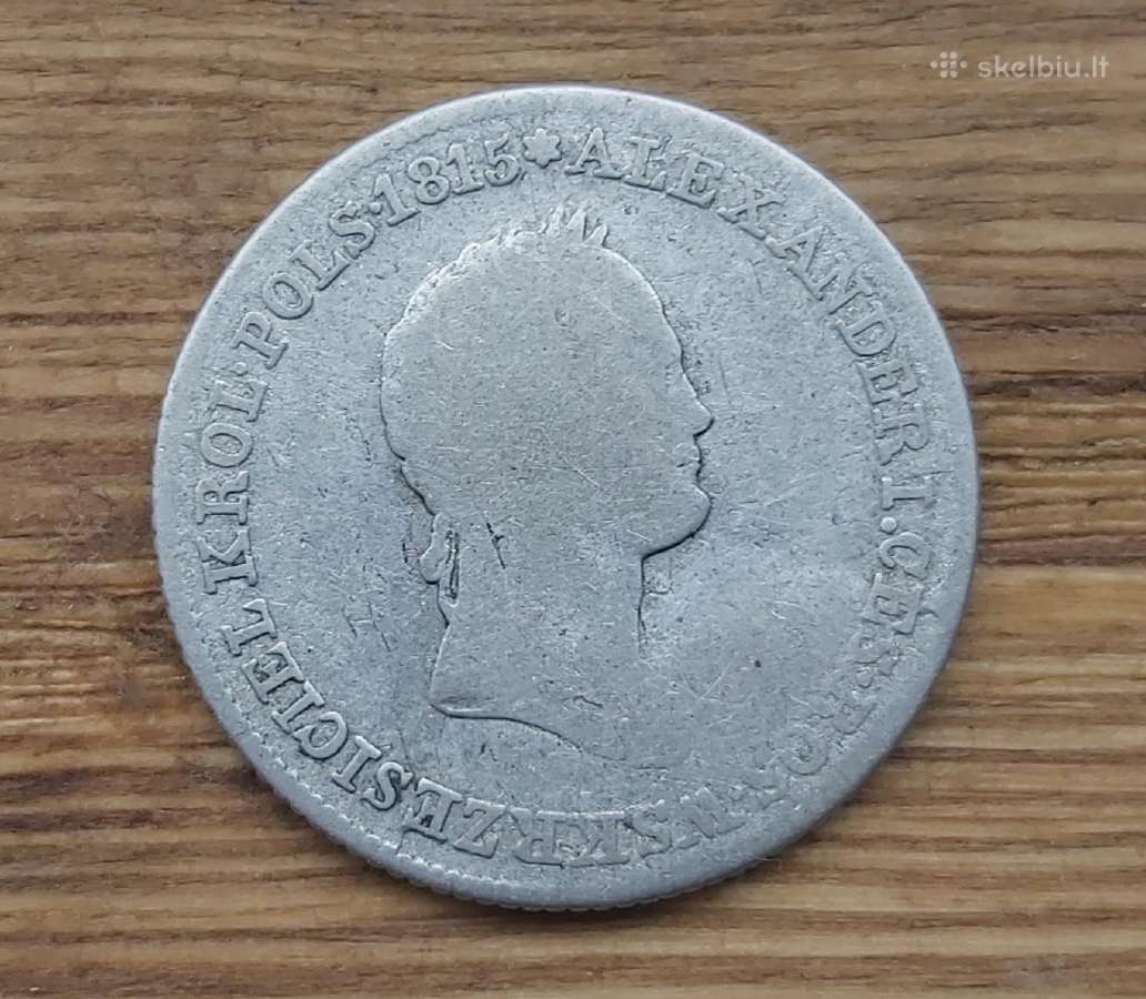 1 zlotas 1830 m. - nuotraukos Nr. 2