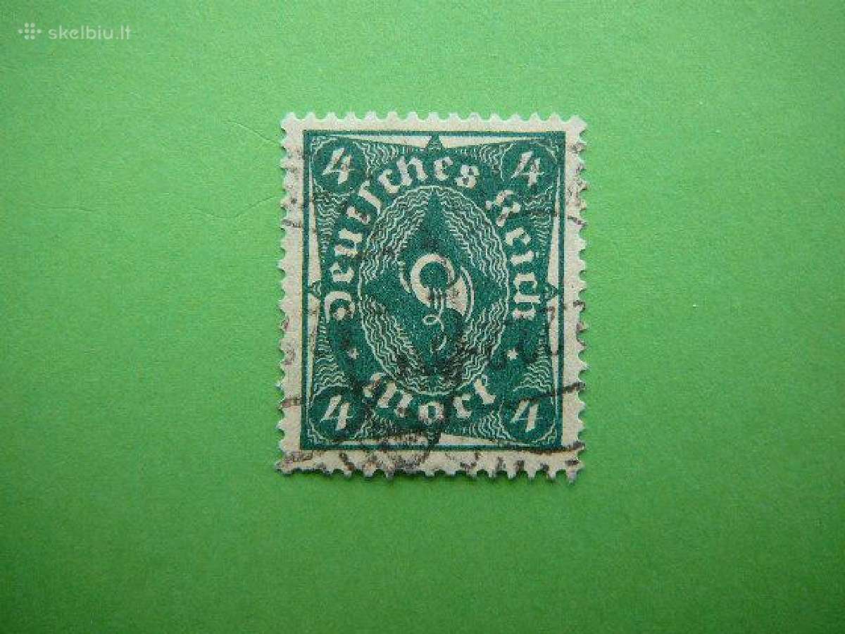 Pasto ragelis Vokietija 1922 4m antsp. vkt226a