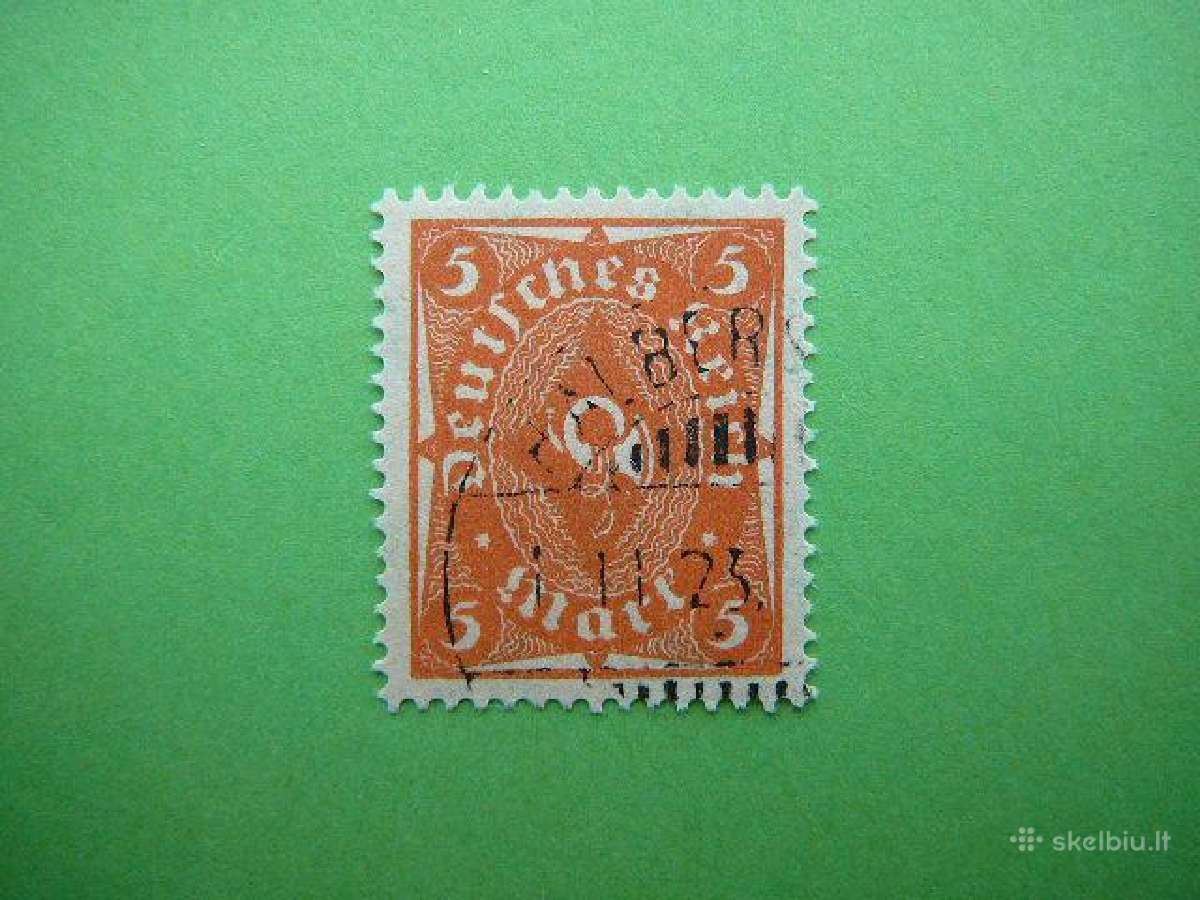 Pasto ragelis Vokietija 1922 5m antsp. vkt227a