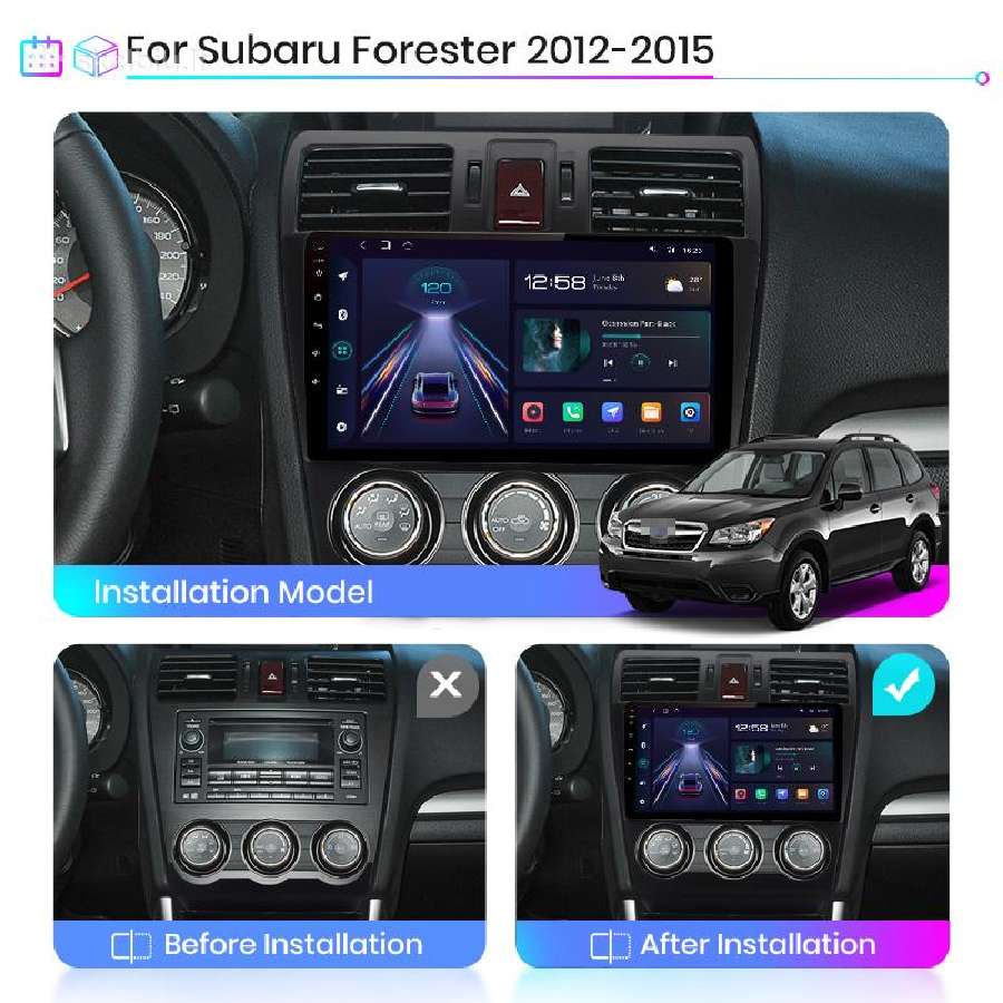 Subaru Forester 2002-2021 android multimedija - nuotraukos Nr. 5