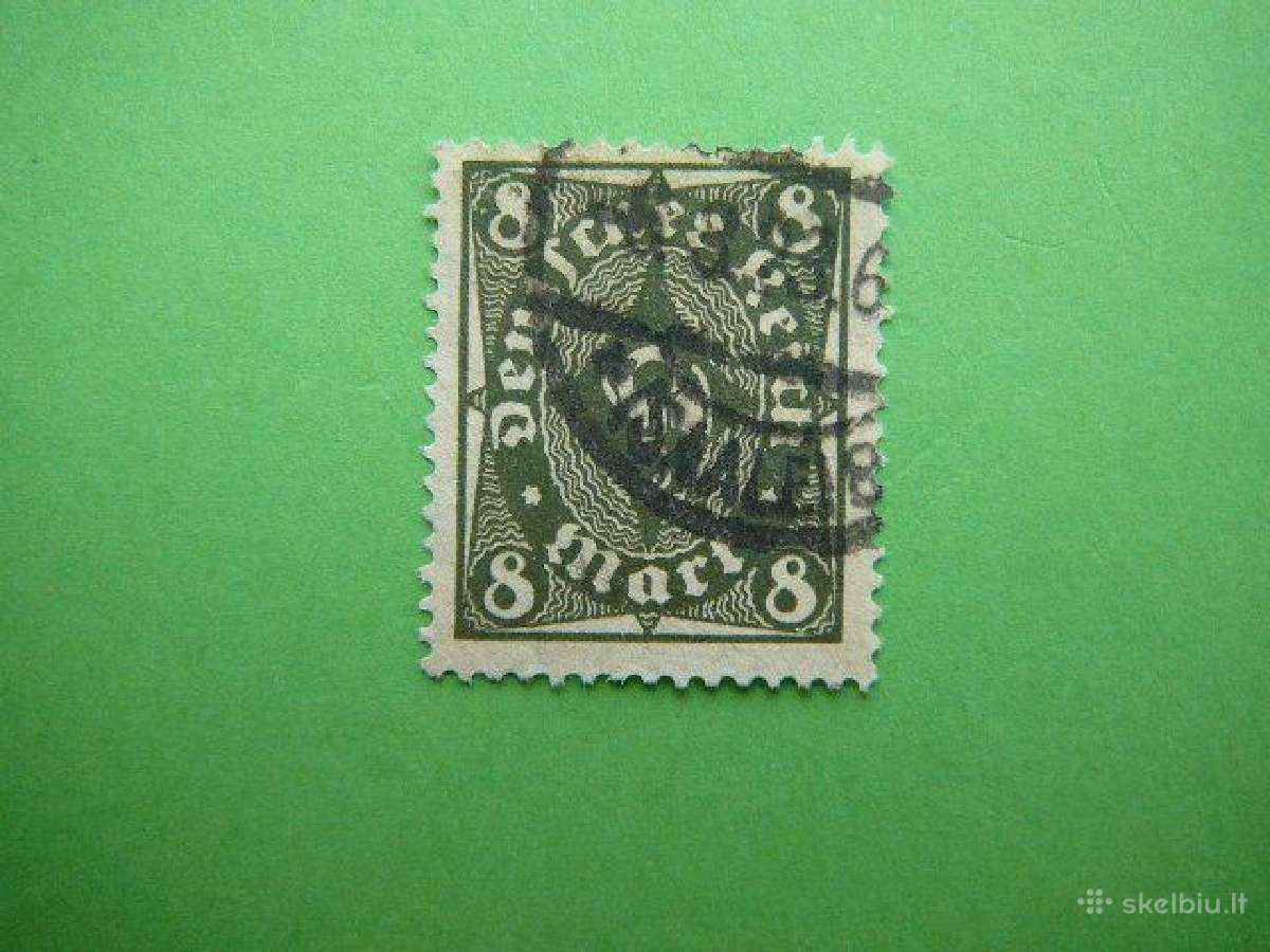 Pasto ragelis Vokietija 1922 8m antsp. vkt229a