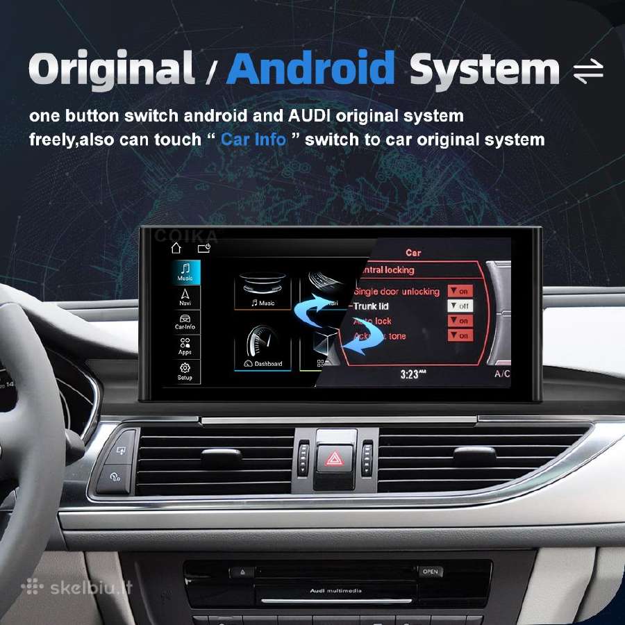 Parduodu Audi A6 C7 android multimediją - nuotraukos Nr. 4