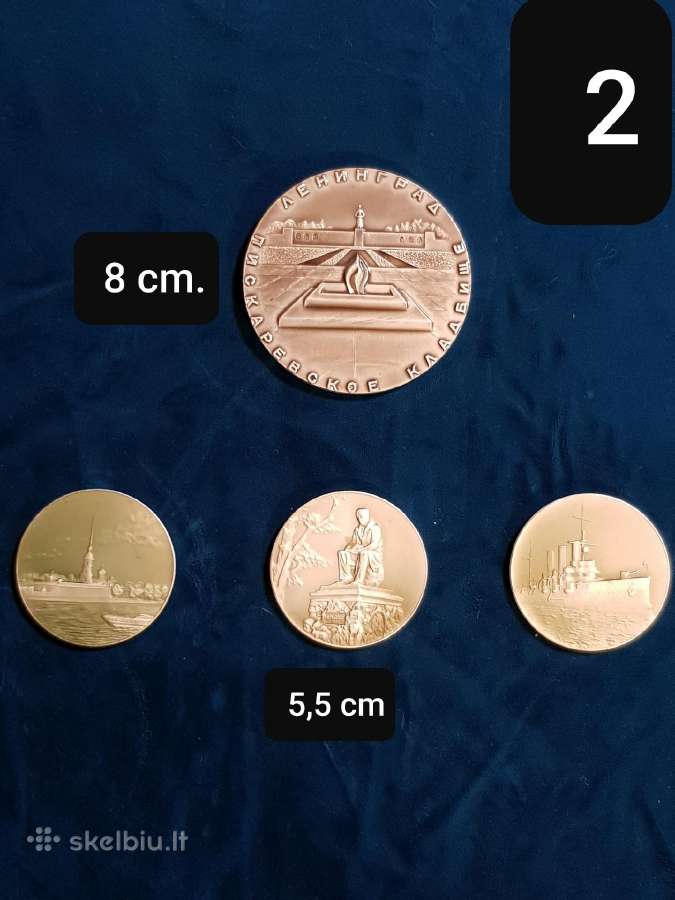 Vintažiniai Stalo Medaliai - nuotraukos Nr. 5