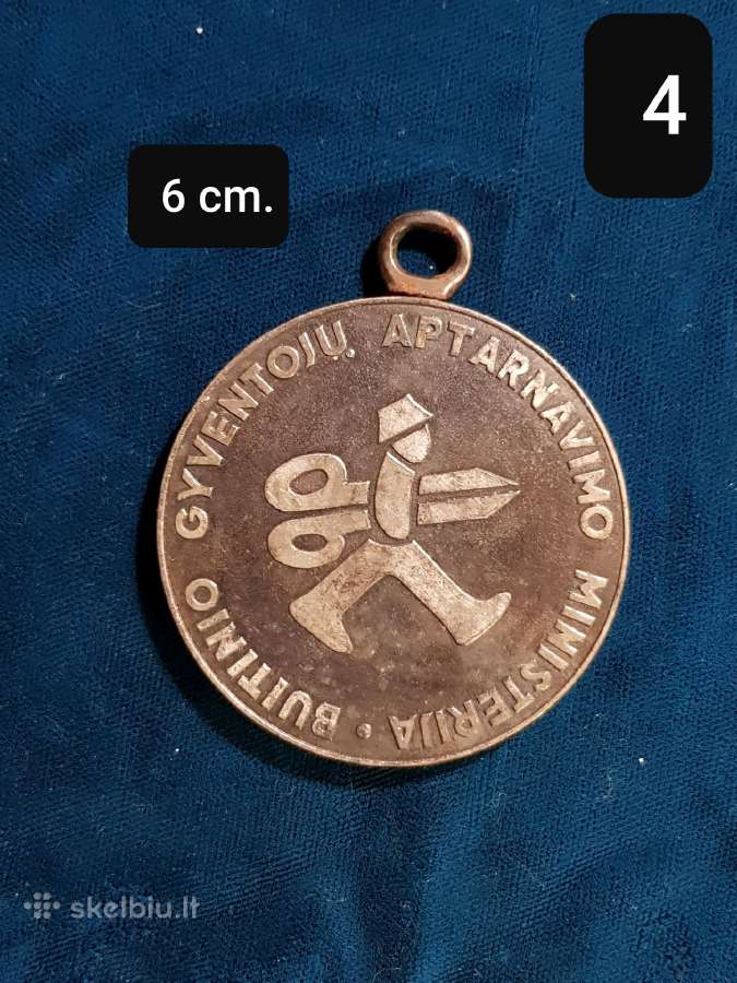 Vintažiniai Stalo Medaliai - nuotraukos Nr. 9