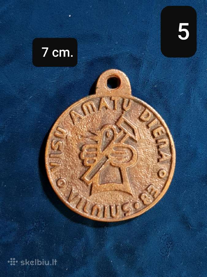 Vintažiniai Stalo Medaliai - nuotraukos Nr. 11