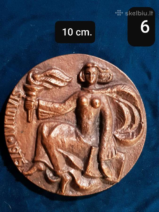 Vintažiniai Stalo Medaliai - nuotraukos Nr. 13