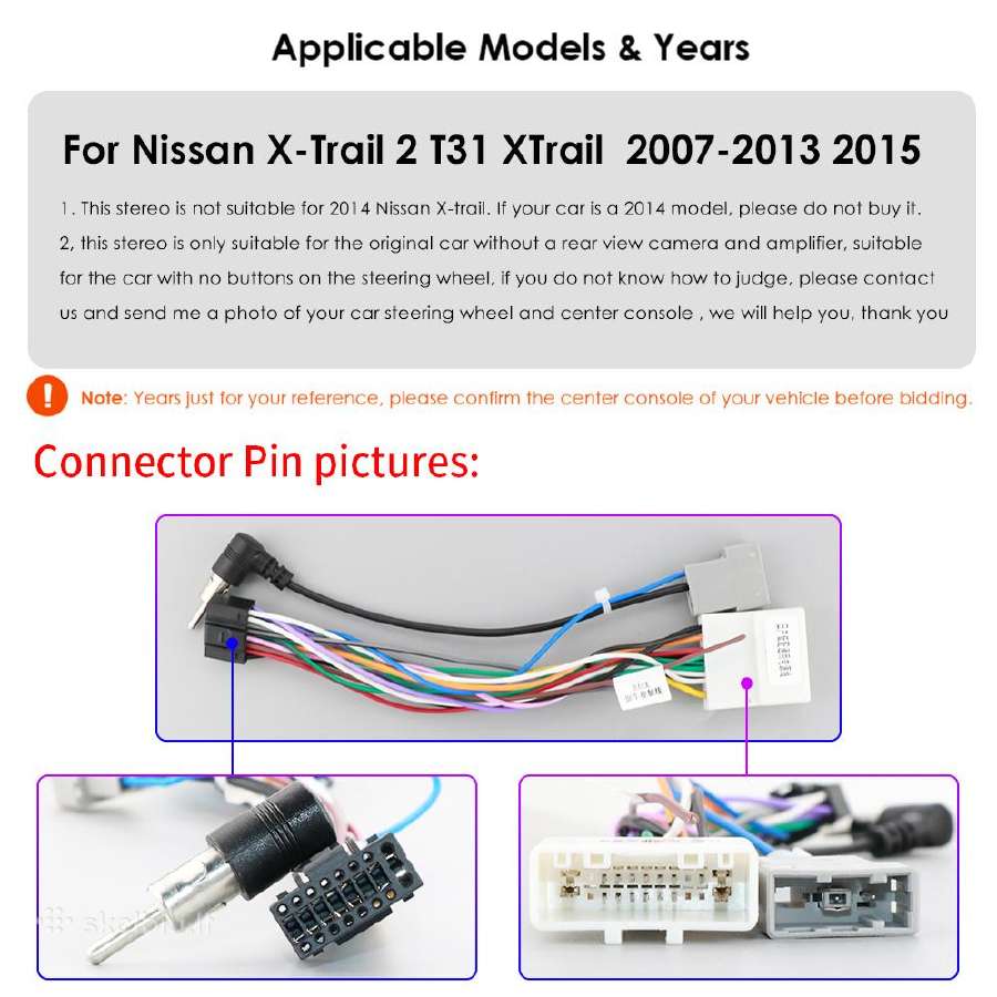 Nissan X Trail 2 T31 2007-2017 android multimedija - nuotraukos Nr. 9