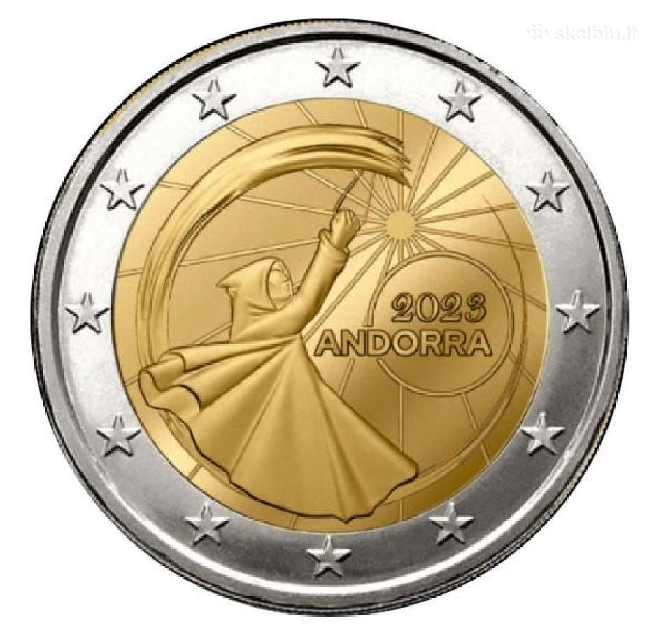 2 eurų Andoros Unc proginės monetos - nuotraukos Nr. 9