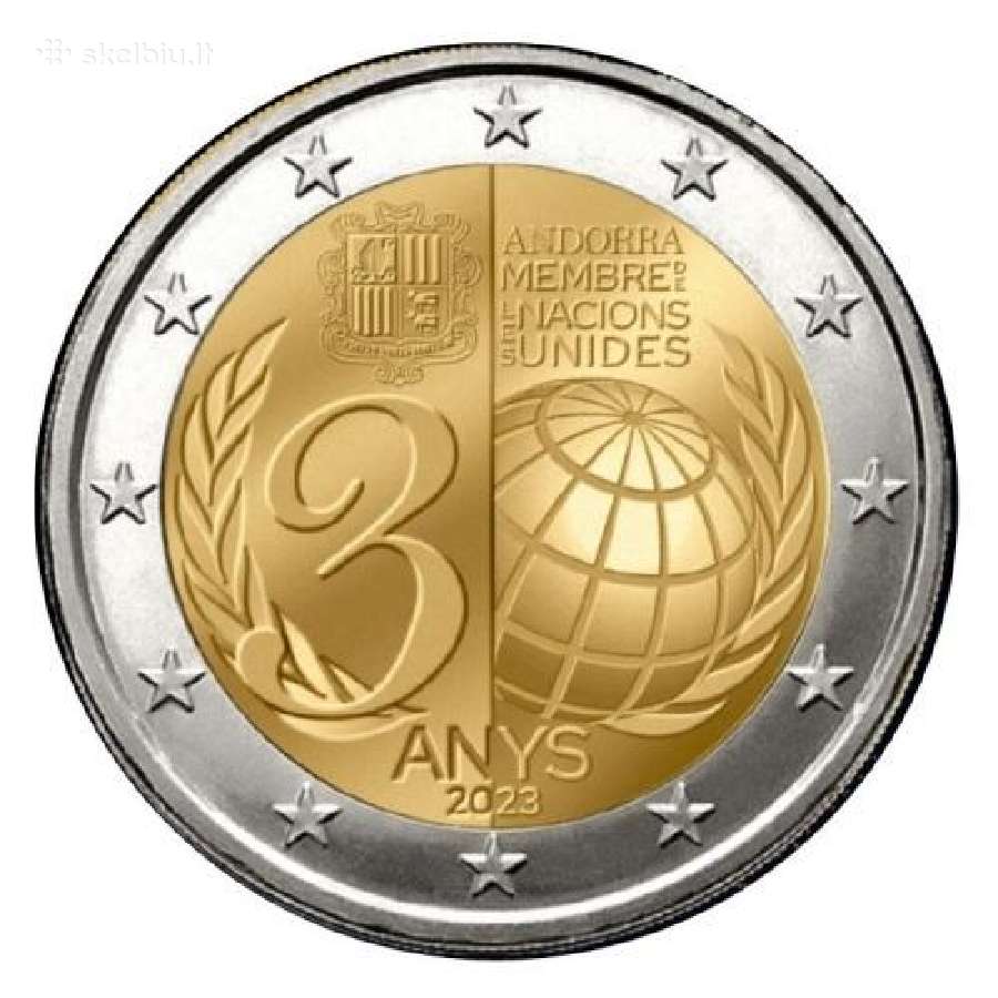 2 eurų Andoros Unc proginės monetos - nuotraukos Nr. 10