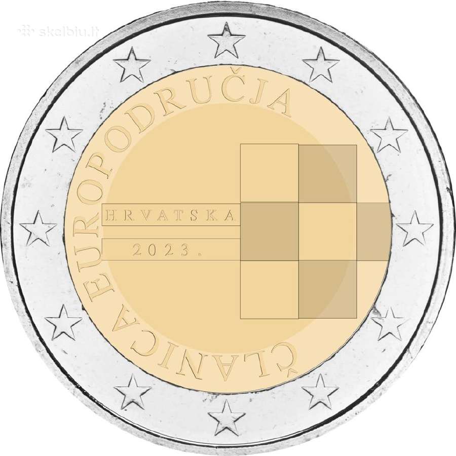 2 eurų Kroatijos Unc proginės monetos - nuotraukos Nr. 4