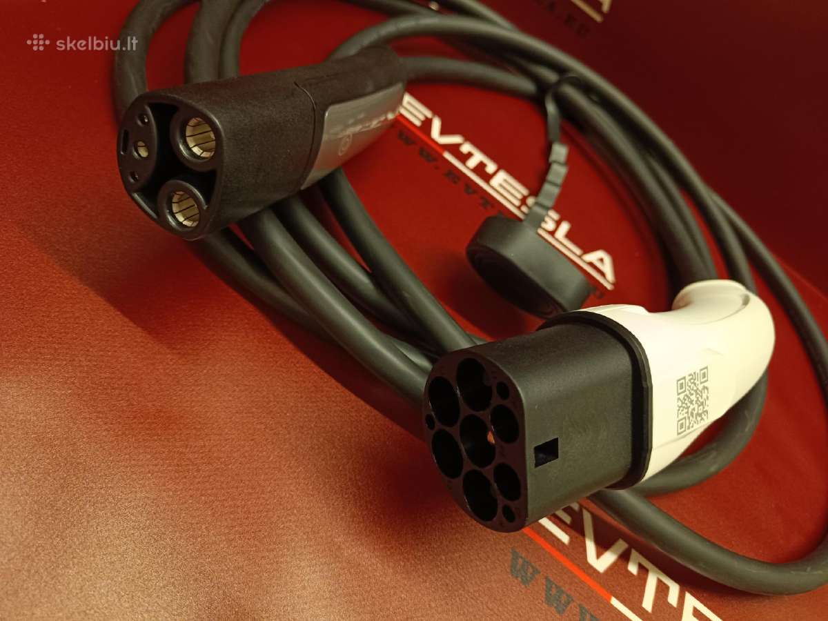 Laidas 3 in 1, Tesla Us to Type 2, 48 Amp, 11.5kw - nuotraukos Nr. 2