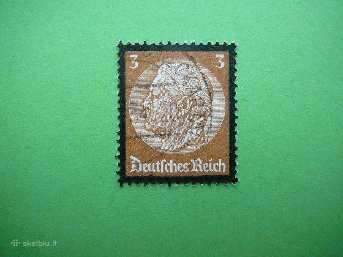 Prezidentas Vokietija 1934 3pf vkt548a