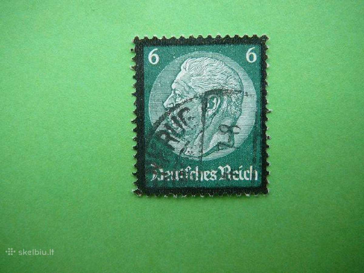 Prezidentas Vokietija 1934 6pf vkt550a