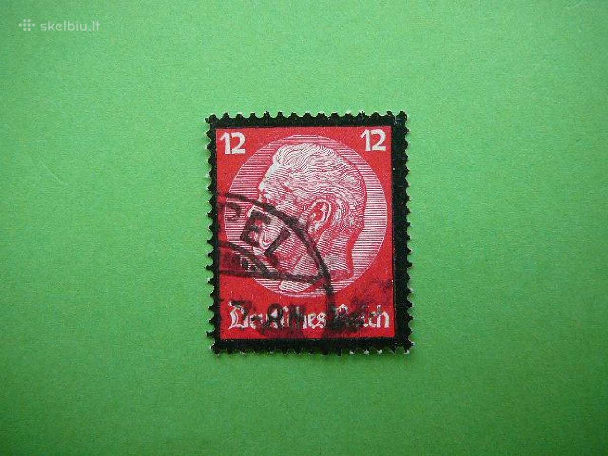 Prezidentas Vokietija 1934 12pf vkt552a