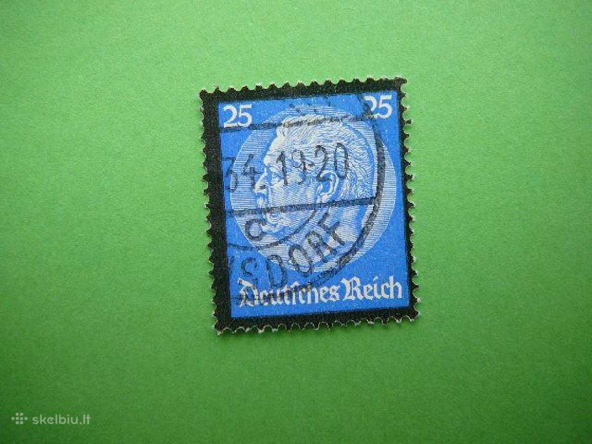 Prezidentas Vokietija 1934 25pf vkt553a