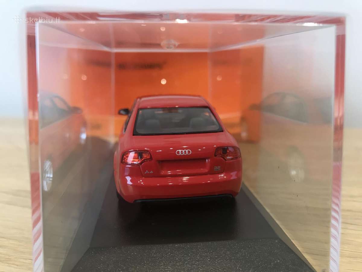 Audi A4 (B7) raudona - nuotraukos Nr. 3