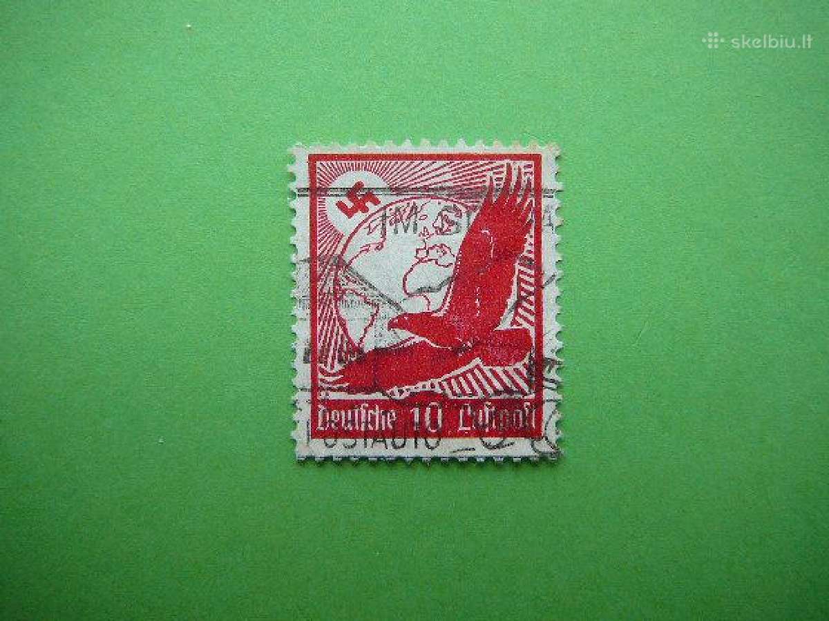Oro pastas Erelis Vokietija 1934 10pf vkt530a