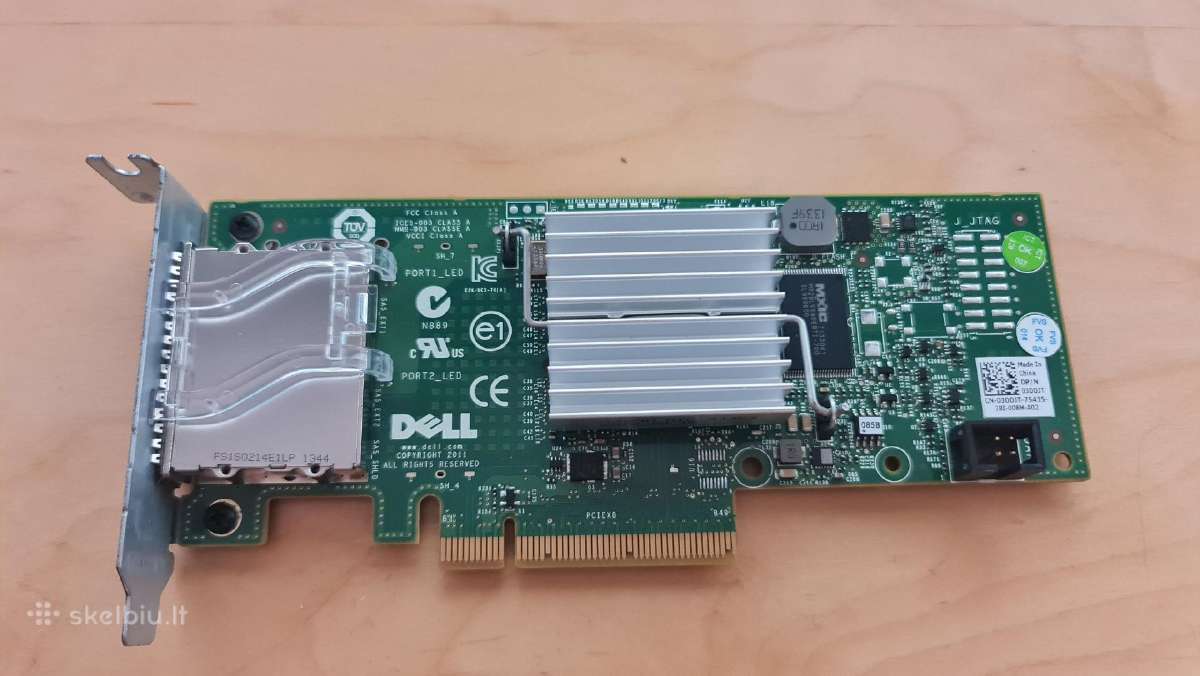 Sas Sata Raid Hba Unraid Zfs IT-mode + laidai - nuotraukos Nr. 2