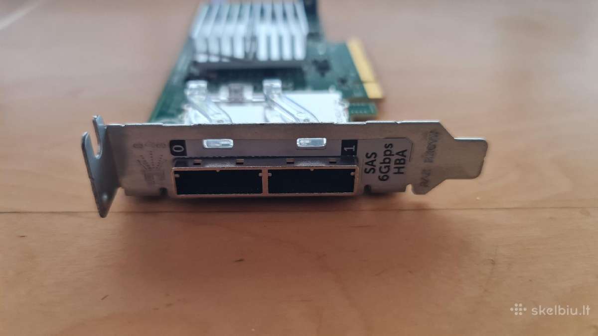 Sas Sata Raid Hba Unraid Zfs IT-mode + laidai - nuotraukos Nr. 3