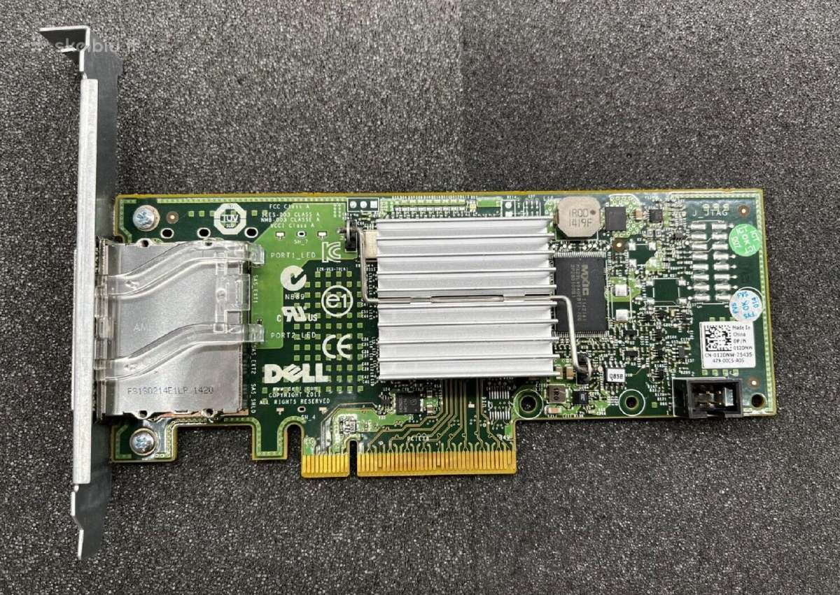 Sas Sata Raid Hba Unraid Zfs IT-mode + laidai - nuotraukos Nr. 4