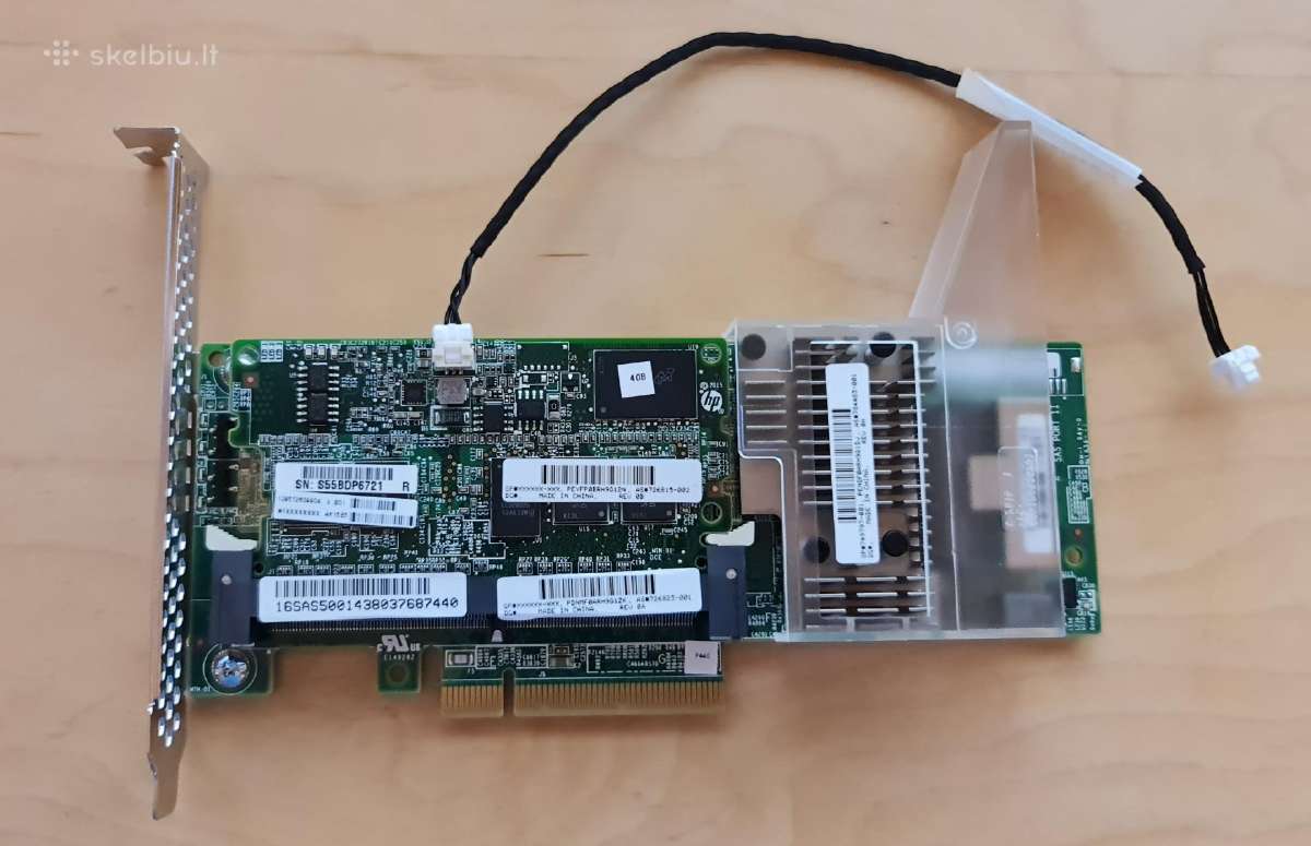 Sas Sata Raid Hba Unraid Zfs IT-mode + laidai - nuotraukos Nr. 7