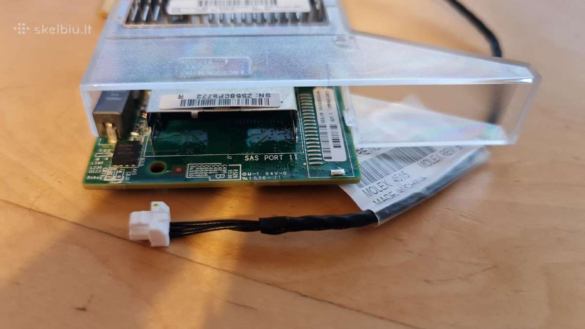 Sas Sata Raid Hba Unraid Zfs IT-mode + laidai - nuotraukos Nr. 8